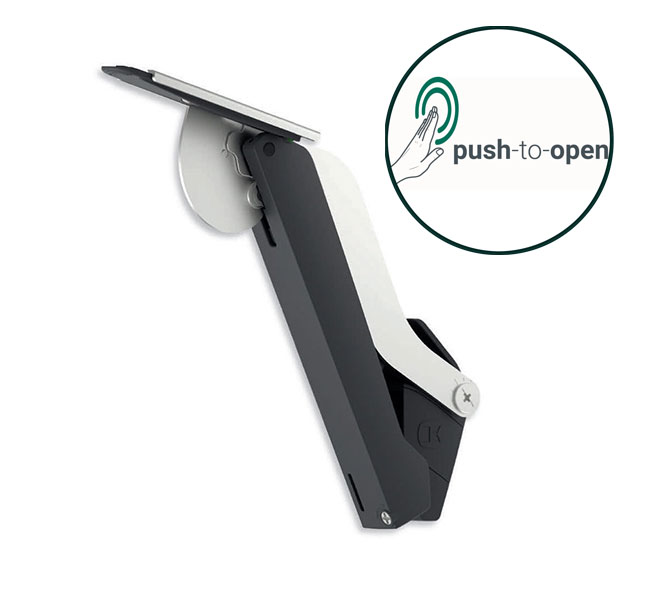 Подъемник ФриСпейс форте PtO тип F правый и левый H 350-650 цвет АНТРАЦИТ/никель Kessebohmer | официальный магазин