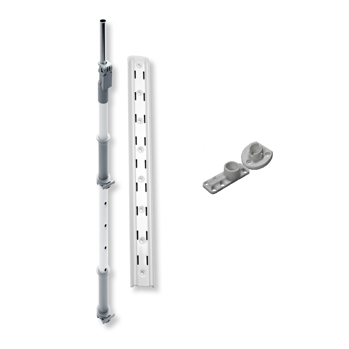 Комплект установочный Леманс H 600-750 (Ось + крепежный профиль для полок) ТИТАН